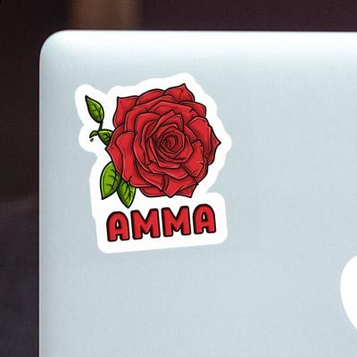 Amma Sticker Rose Laptop Image