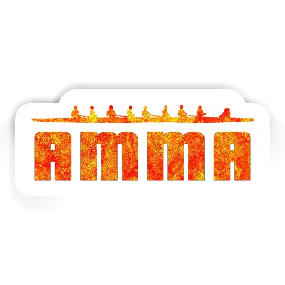 Rowboat Sticker Amma Image