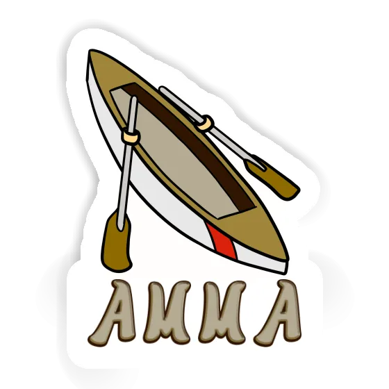 Rowboat Sticker Amma Notebook Image