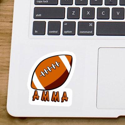 Amma Sticker Rugby Ball Image