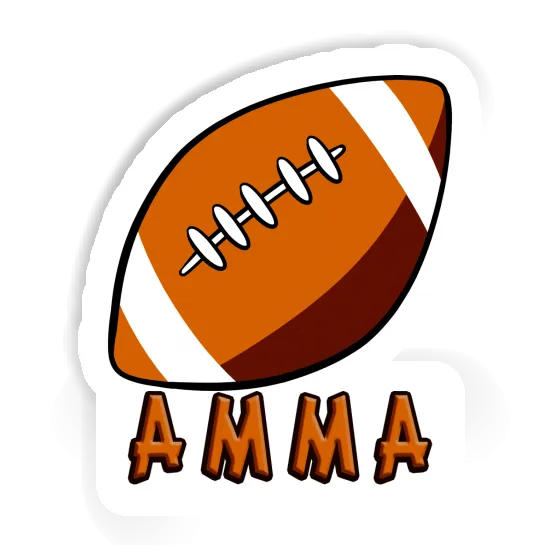 Amma Sticker Rugby Ball Gift package Image