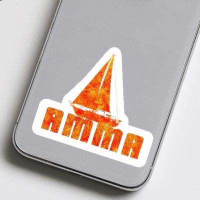 Amma Sticker Sailboat Image