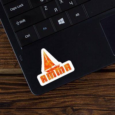 Amma Sticker Sailboat Gift package Image