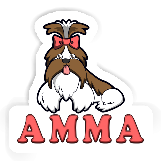 Sticker Amma Shih Tzu Gift package Image