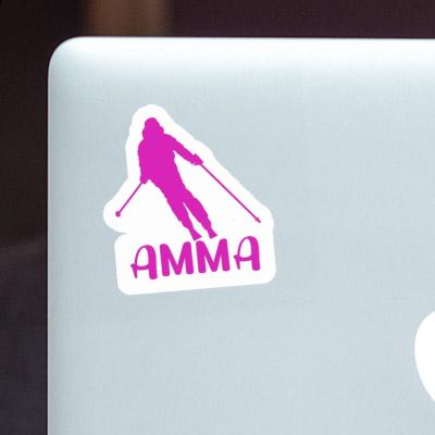 Sticker Skier Amma Notebook Image