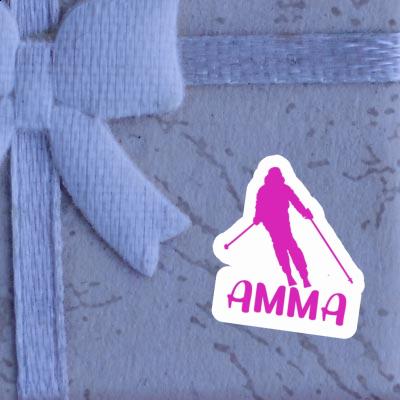 Sticker Skier Amma Image