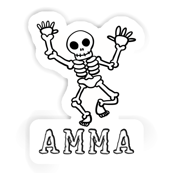 Skeleton Sticker Amma Gift package Image