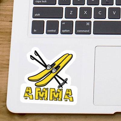 Ski Sticker Amma Image