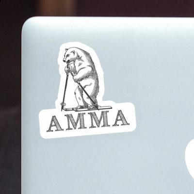 Sticker Amma Bear Laptop Image