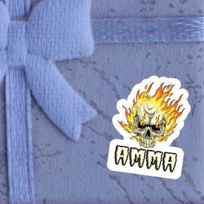 Sticker Totenkopf Amma Gift package Image