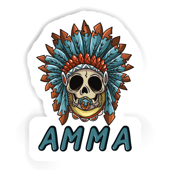 Sticker Baby-Skull Amma Notebook Image