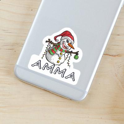 Sticker Snowman Amma Notebook Image