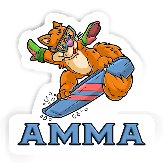 Amma Autocollant Snowboardeuse Gift package Image