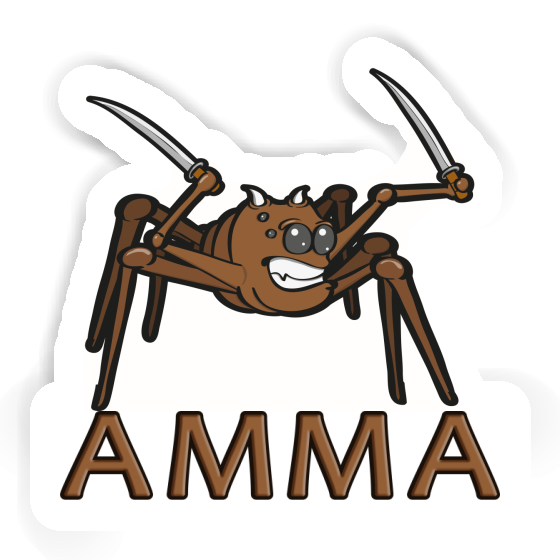 Fighting Spider Sticker Amma Image