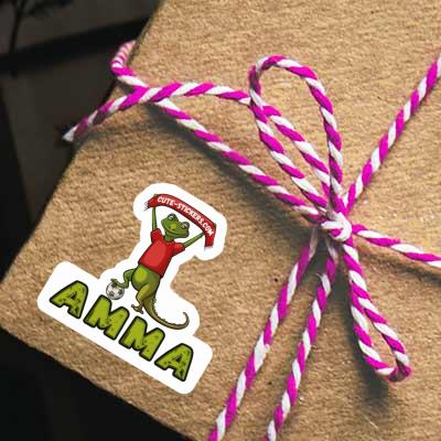 Amma Sticker Lizard Laptop Image