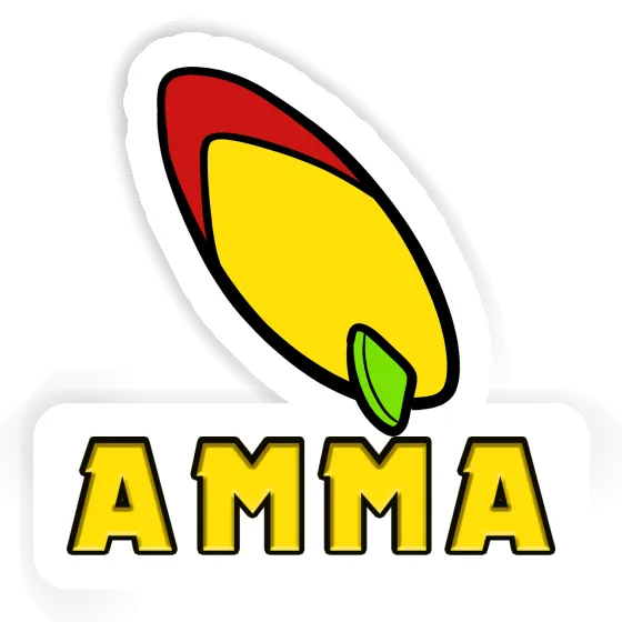 Sticker Amma Surfboard Image