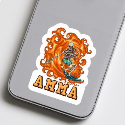 Autocollant Amma Surfer Laptop Image