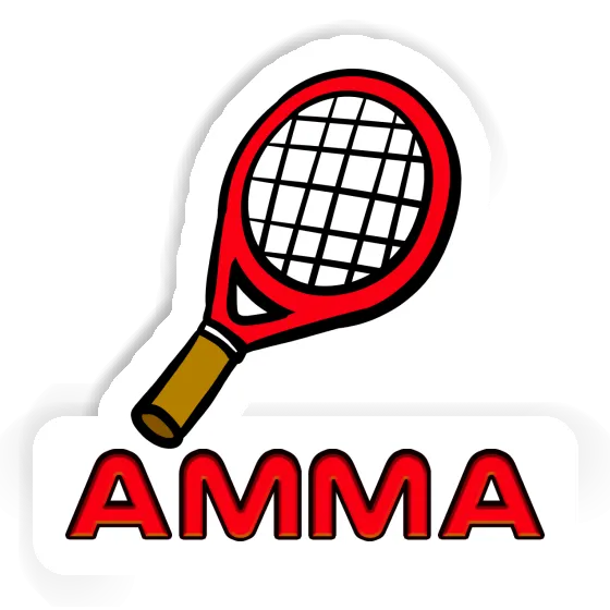 Amma Aufkleber Tennisschläger Notebook Image