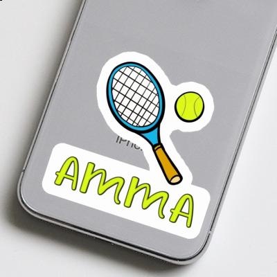 Autocollant Amma Raquette de tennis Notebook Image