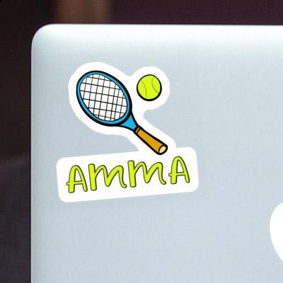 Sticker Tennis Racket Amma Notebook Image