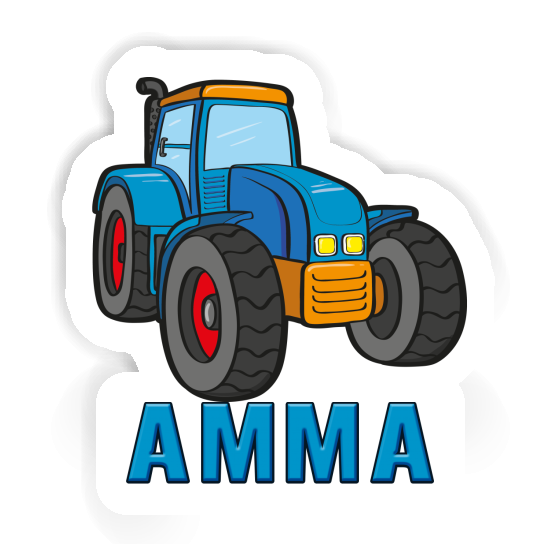 Sticker Amma Tractor Laptop Image