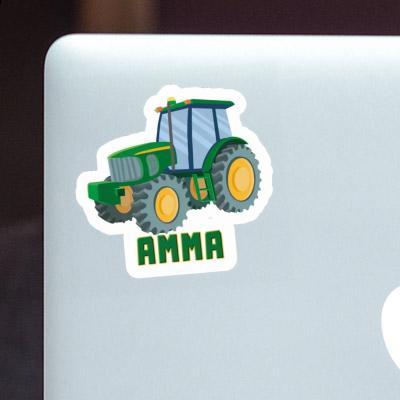 Sticker Amma Tractor Notebook Image