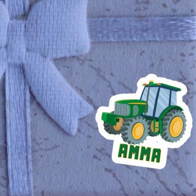 Sticker Amma Tractor Image