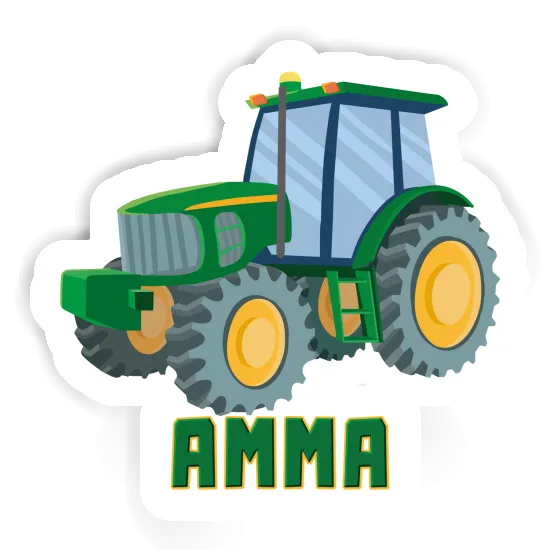 Sticker Amma Tractor Notebook Image