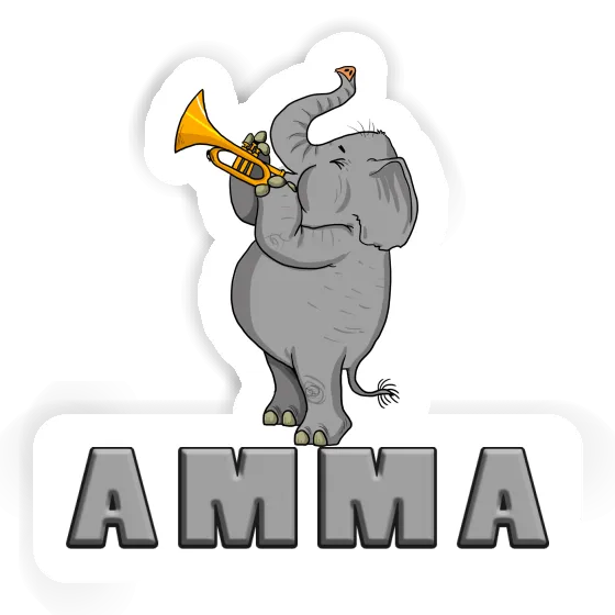 Sticker Elephant Amma Gift package Image