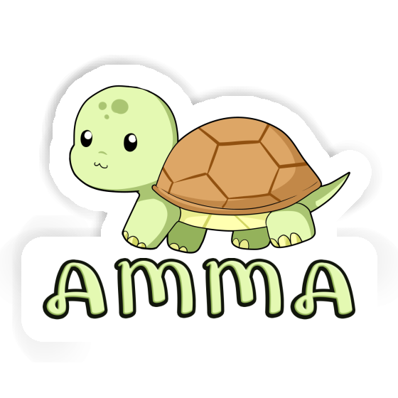 Autocollant Tortue Amma Laptop Image