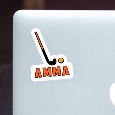 Sticker Unihockeyschläger Amma Notebook Image