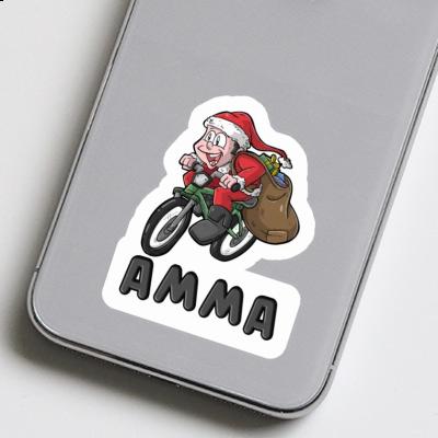 Fahrradfahrer Aufkleber Amma Laptop Image