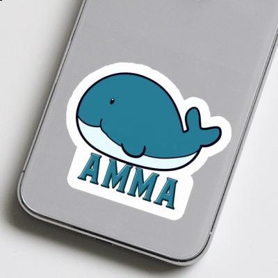 Sticker Whale Fish Amma Gift package Image