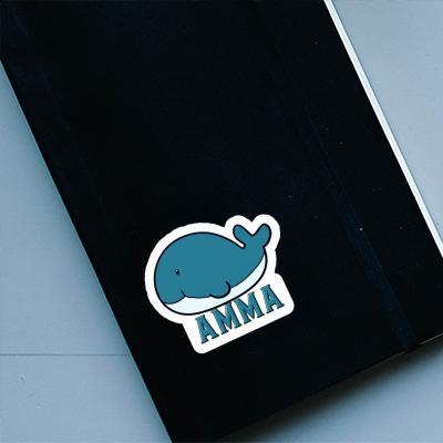 Sticker Whale Fish Amma Gift package Image