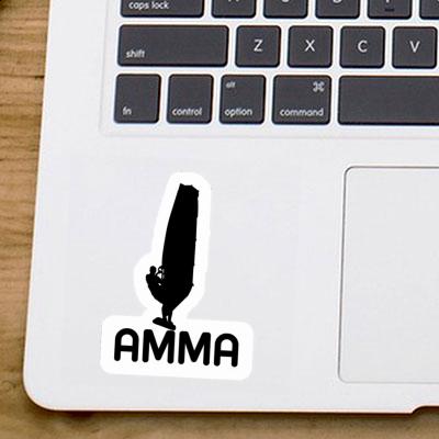 Aufkleber Windsurfer Amma Notebook Image