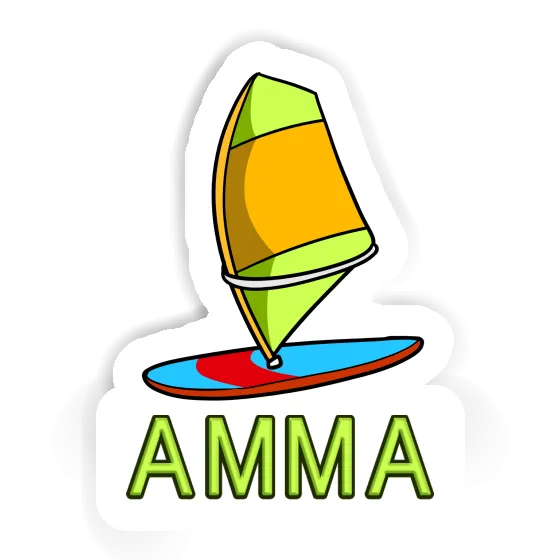 Sticker Amma Windsurf Board Notebook Image