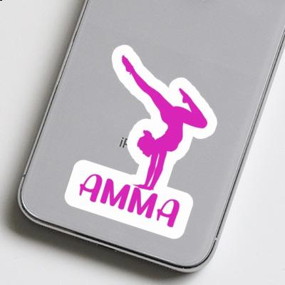 Yoga-Frau Aufkleber Amma Gift package Image