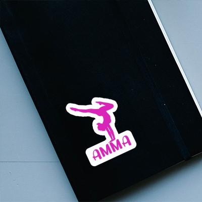 Sticker Yoga Woman Amma Notebook Image