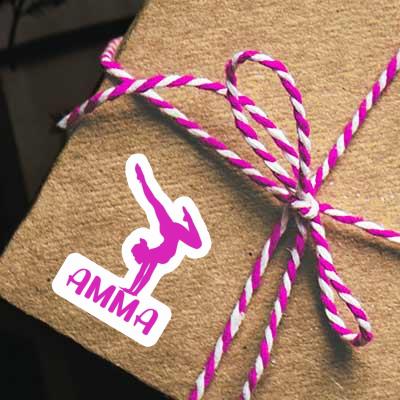 Sticker Yoga Woman Amma Gift package Image