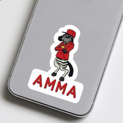 Sticker Zebra Amma Gift package Image