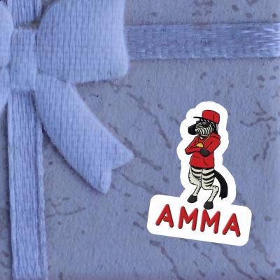 Sticker Zebra Amma Gift package Image