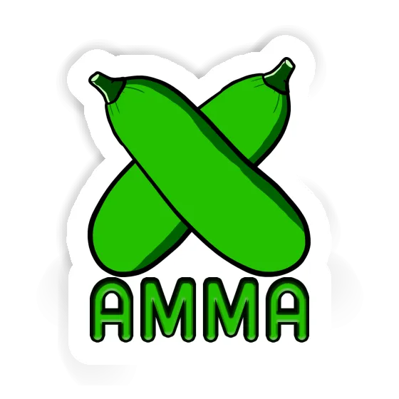 Sticker Zucchini Amma Laptop Image