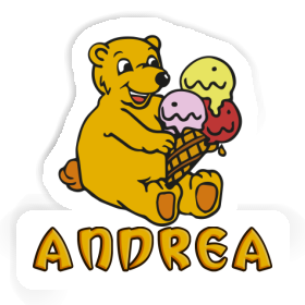 Andrea Sticker Eiscreme-Bär Image