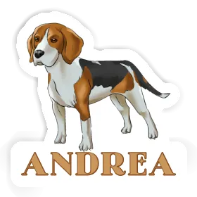 Sticker Andrea Beagle Image