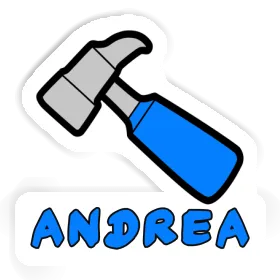 Hammer Aufkleber Andrea Image