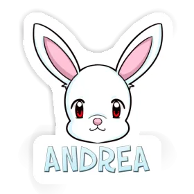 Aufkleber Hase Andrea Image