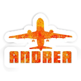 Jumbo-Jet Aufkleber Andrea Image