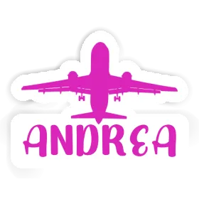 Andrea Sticker Jumbo-Jet Image