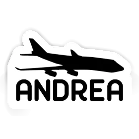 Andrea Aufkleber Jumbo-Jet Image