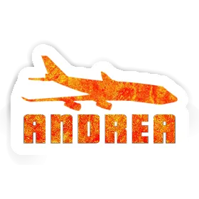 Andrea Sticker Jumbo-Jet Image